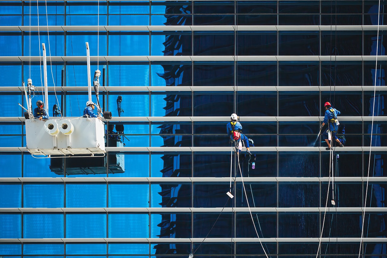 industrial cleaning service professional